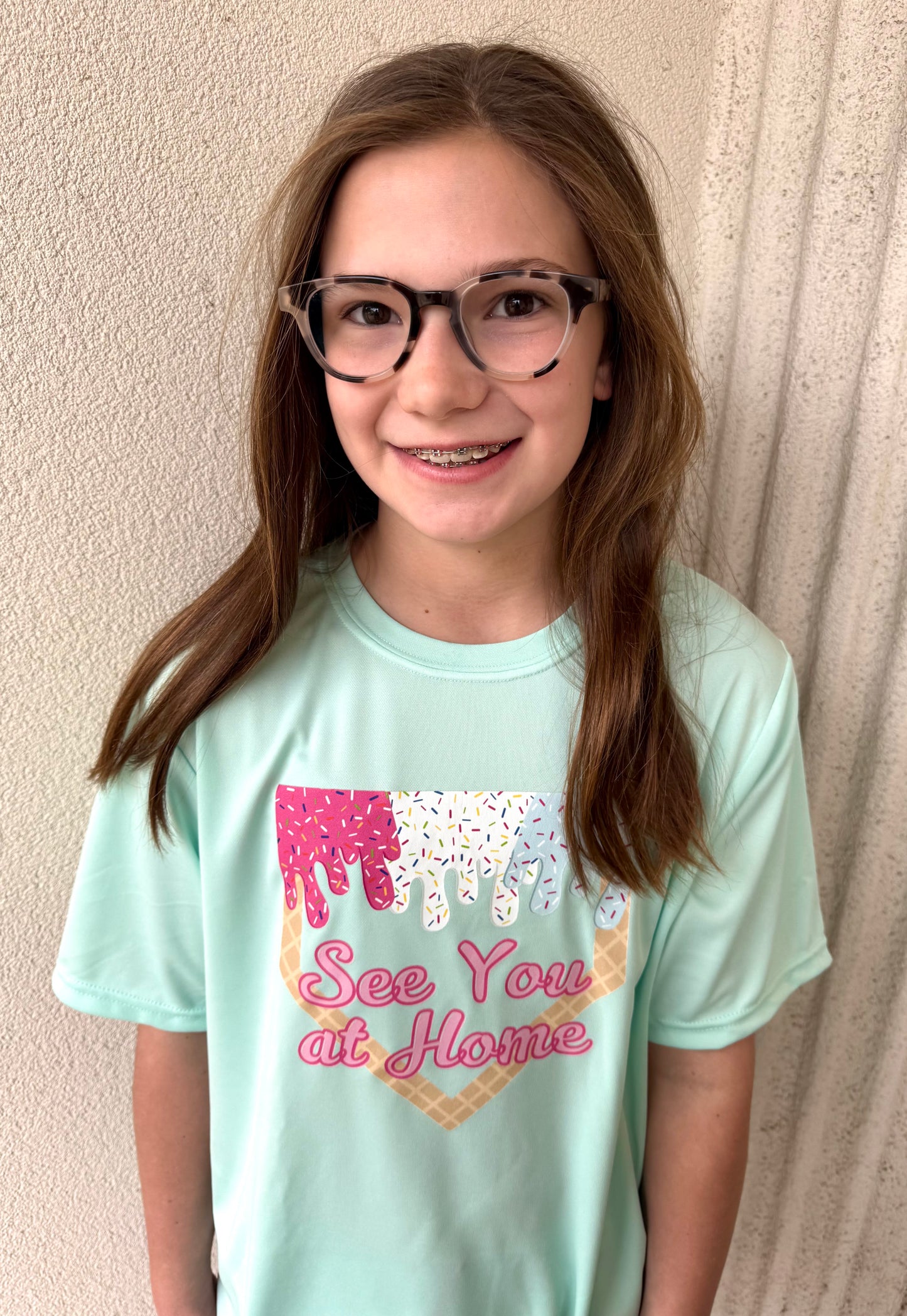 BASEBALL ICE CREAM DRIP PERFORMANCE TEE- YOUTH