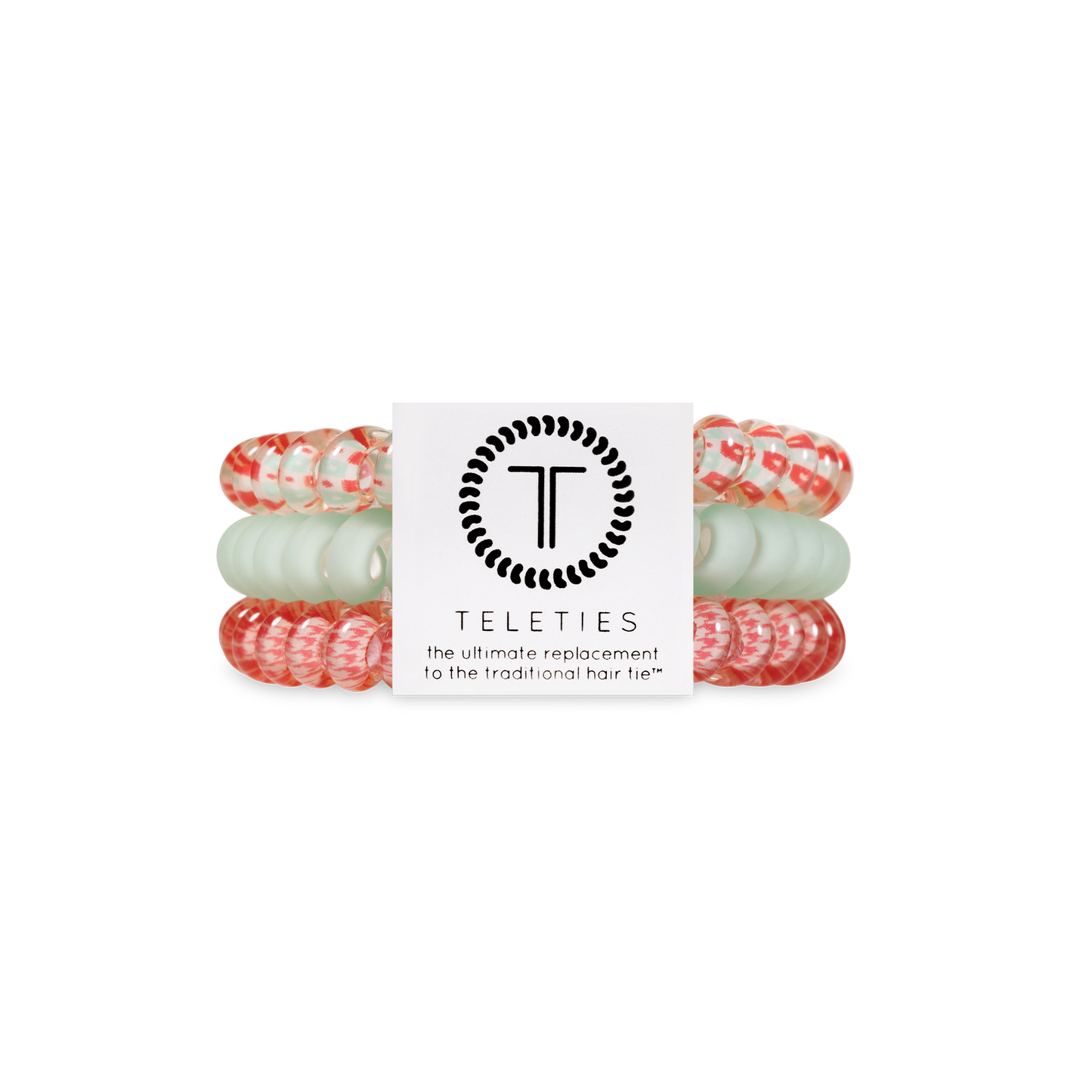 SPIRAL HAIR COIL: SMALL CALMING CORAL