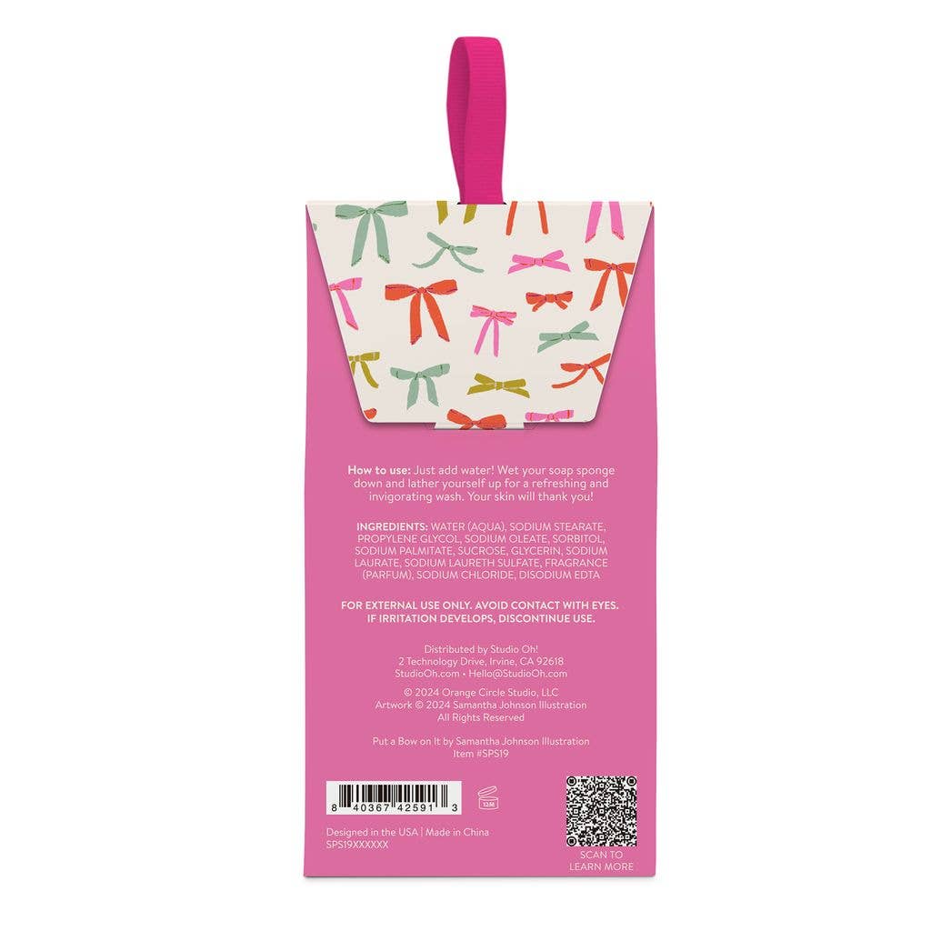BOW ON IT SOAP SPONGE