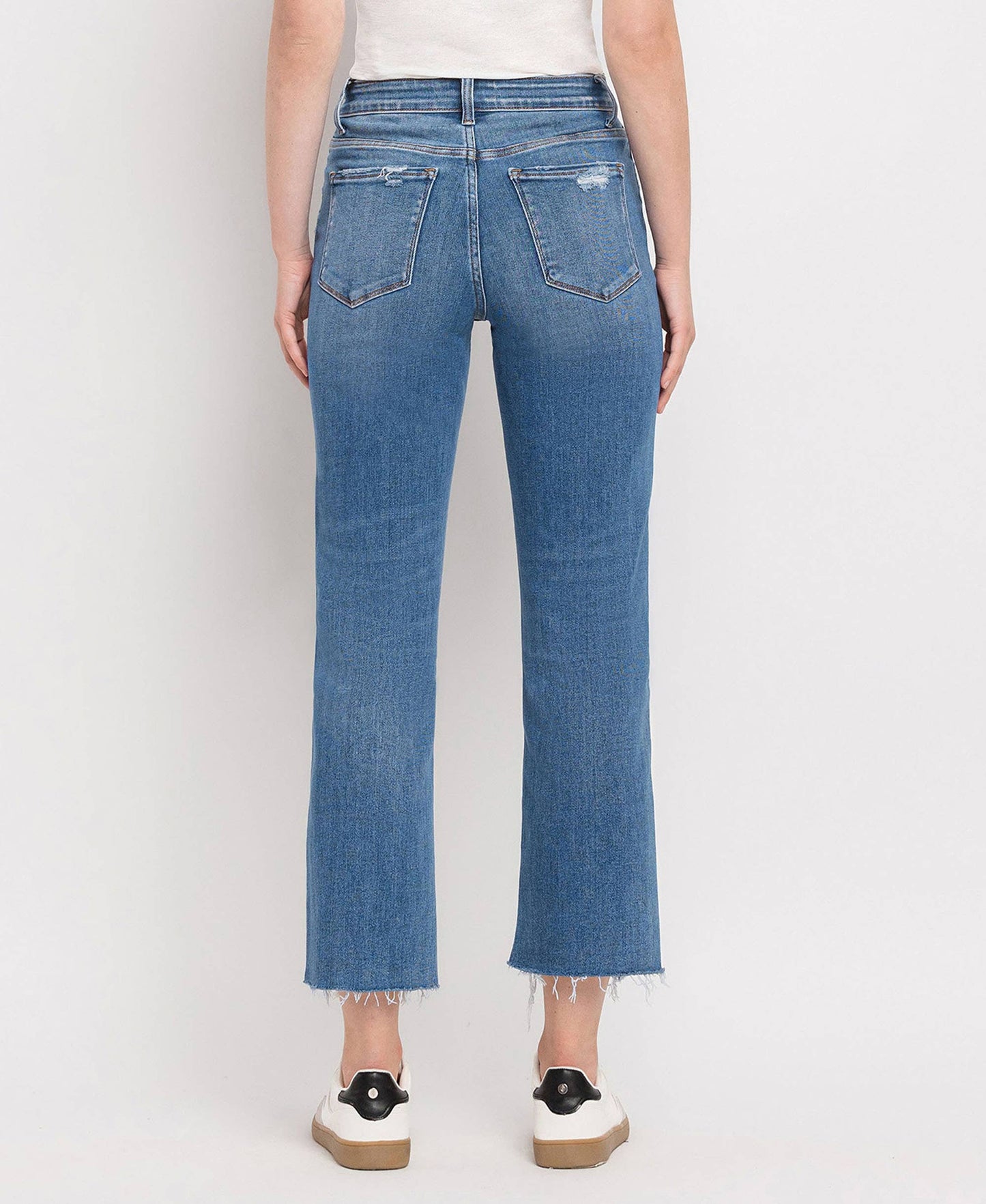 HIGH RISE REGULAR STRAIGHT JEANS