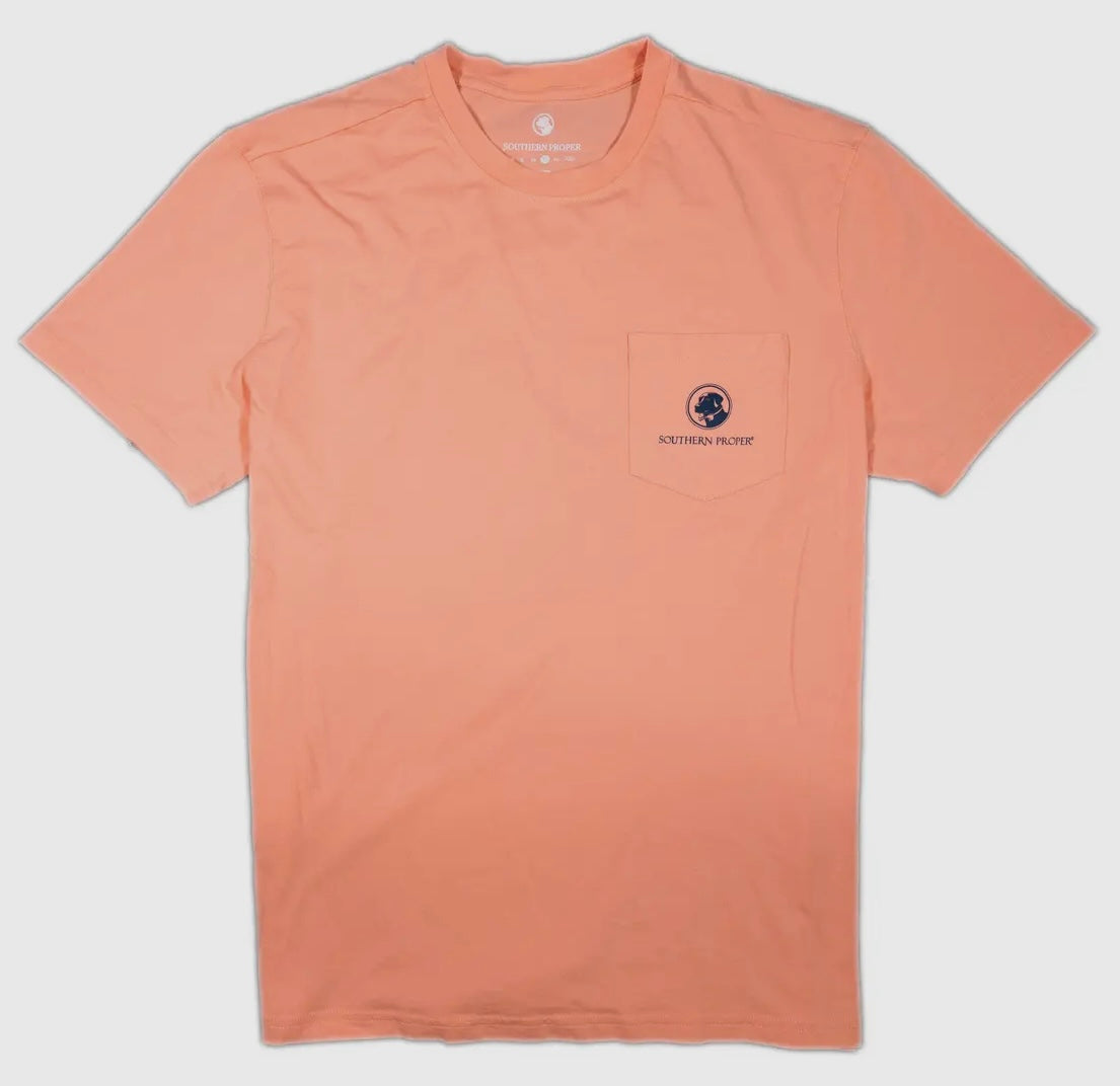 ORIGINAL LOGO TEE: CORAL