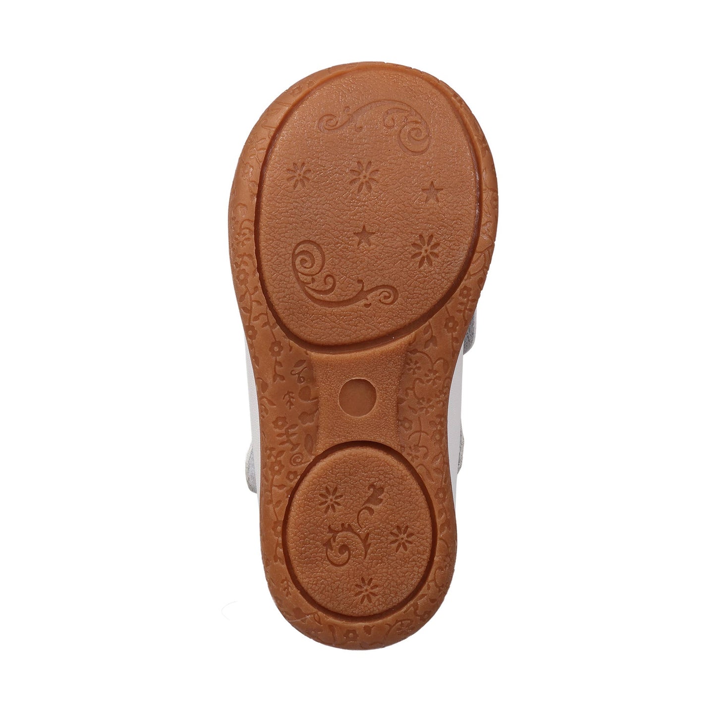 LEATHER MARY JANES: WHITE