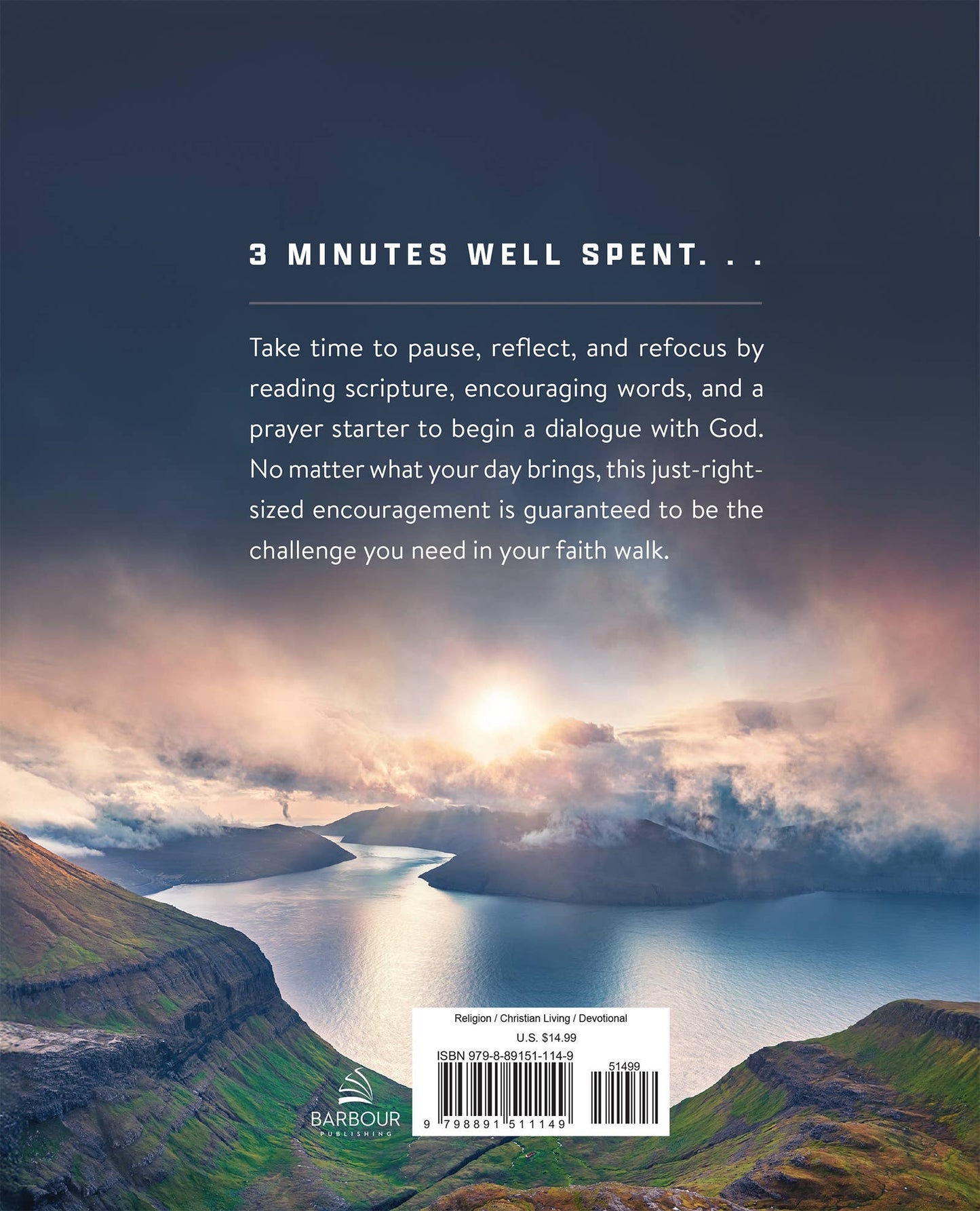3 MINUTE DEVOTIONS FOR MEN: LARGE PRINT