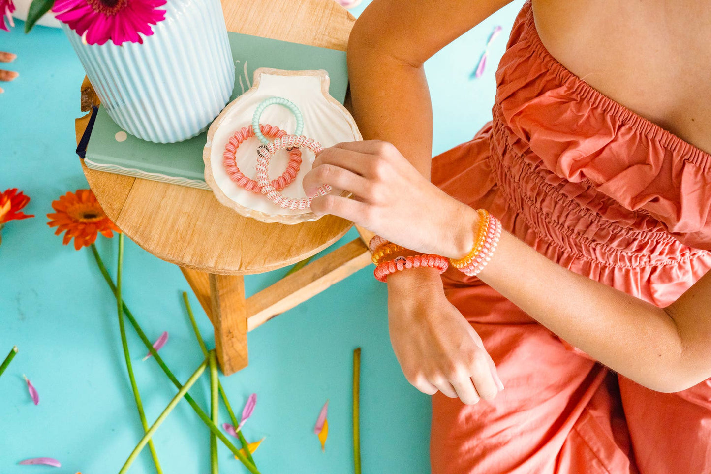 SPIRAL HAIR COIL: SMALL SUNNY DAYS AHEAD