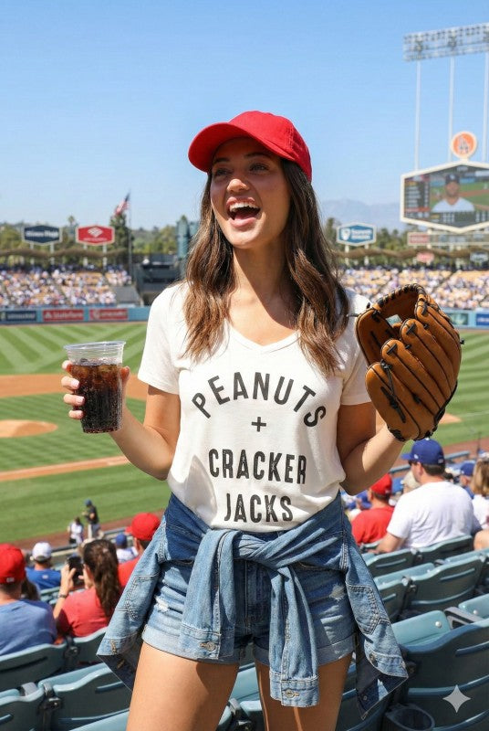 PEANUTS & CRACKER JACKS TEE