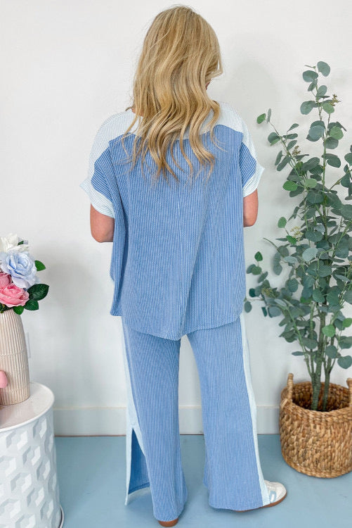 SKY BLUE PANT SET