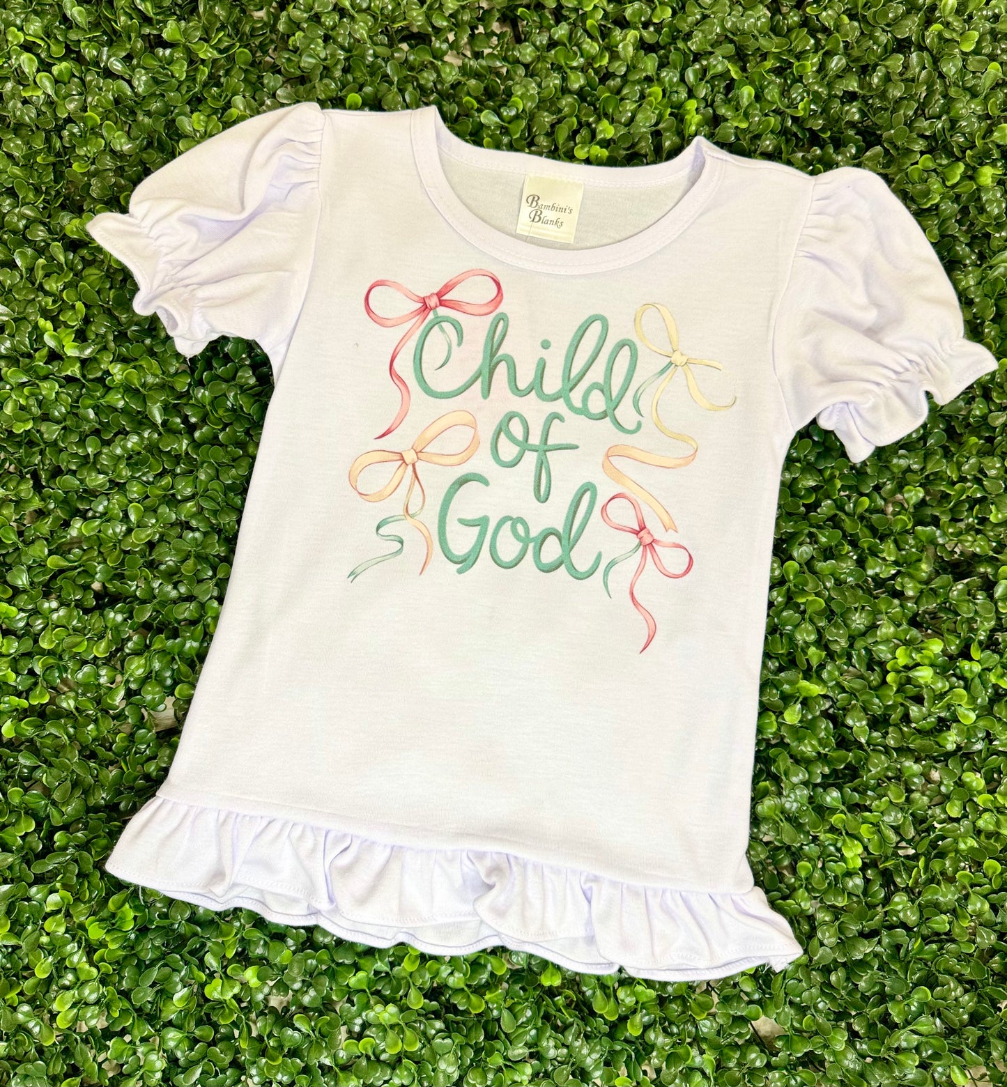 CHILD OF GOD BOW TEE