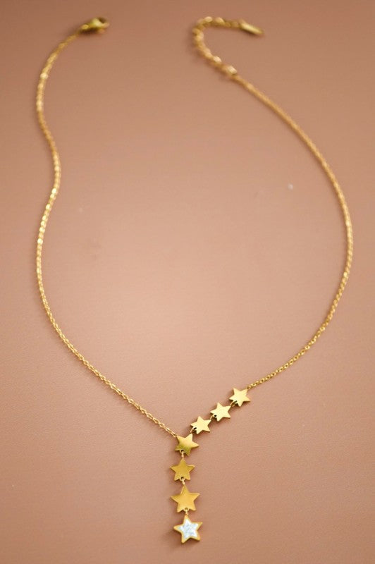 MULTI STAR PENDANT NECKLACE