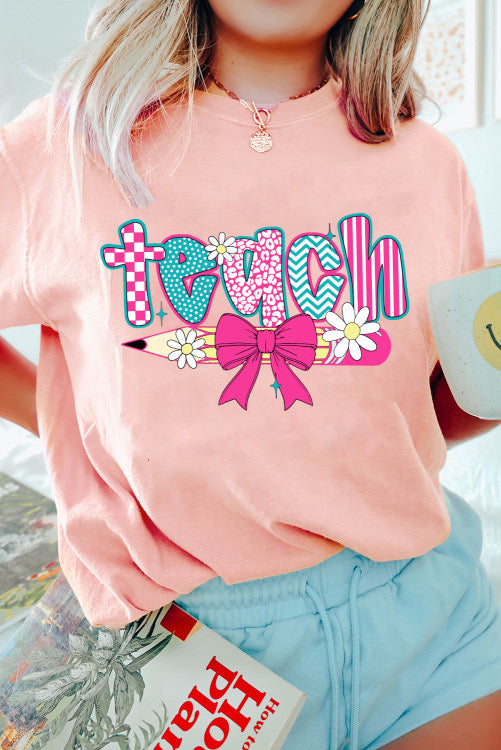 PEACH TEACH TEE