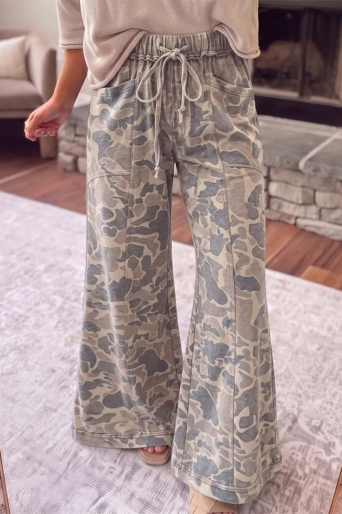 CAMO FLARE PANT: LIGHT