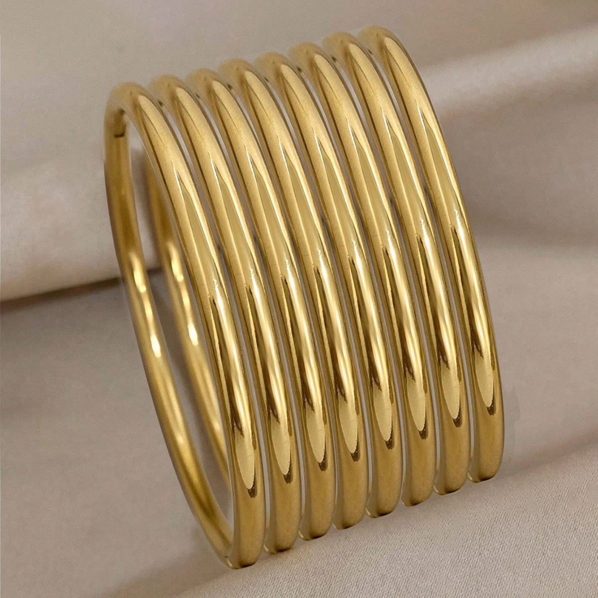 5PC BANGLE SET: GOLD