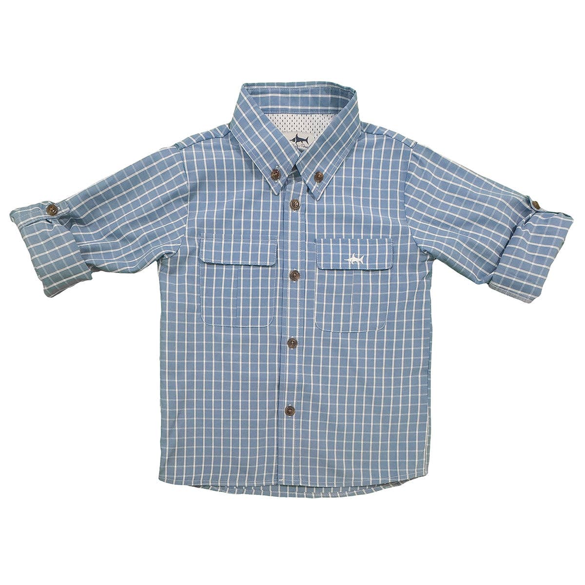 FLAGLER FISHING SHIRT: BLUE PLAID