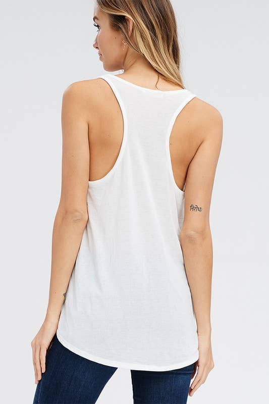 GAME DAY TANK: TAUPE