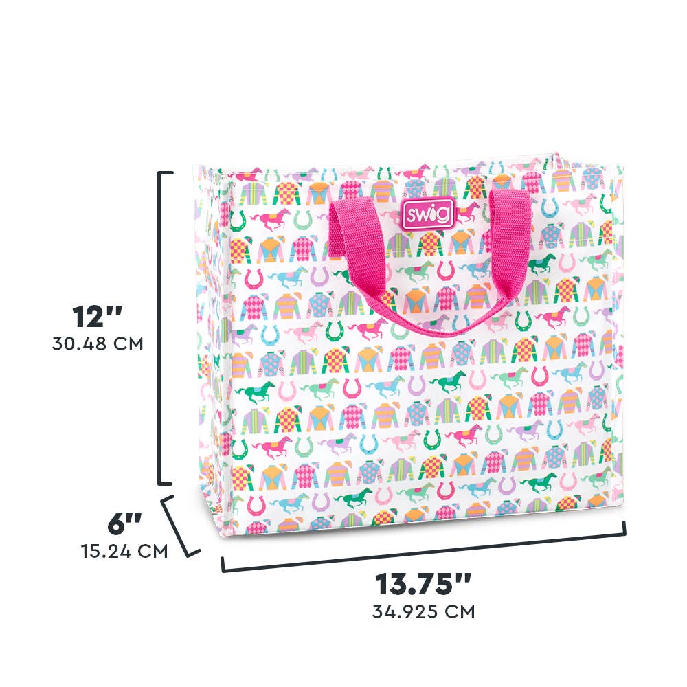 GO BABY GO REUSABLE GIFT BAG: MEDIUM