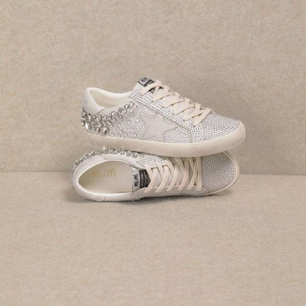 GOLDIE SNEAKER: SILVER BLING