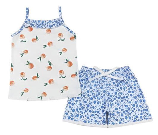 PEACH/BLUE LOUNGE SET