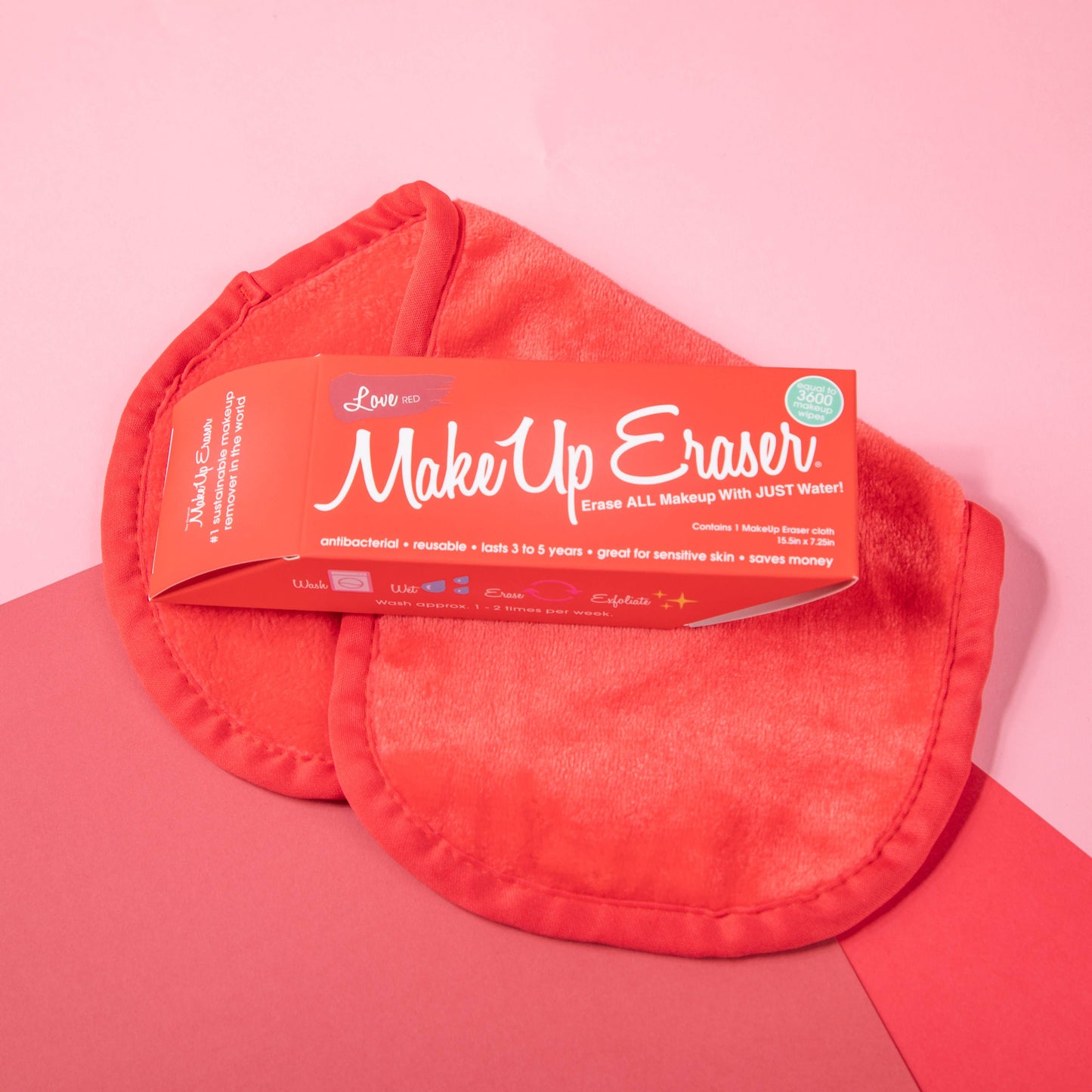 RED MAKEUP ERASER