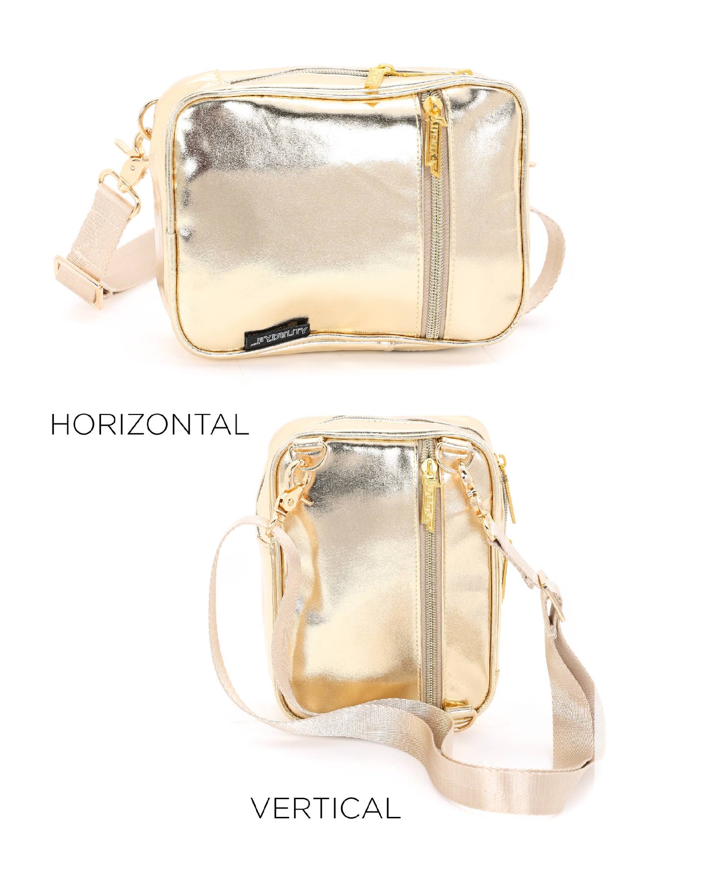 METALLIC GOLD CROSSBODY