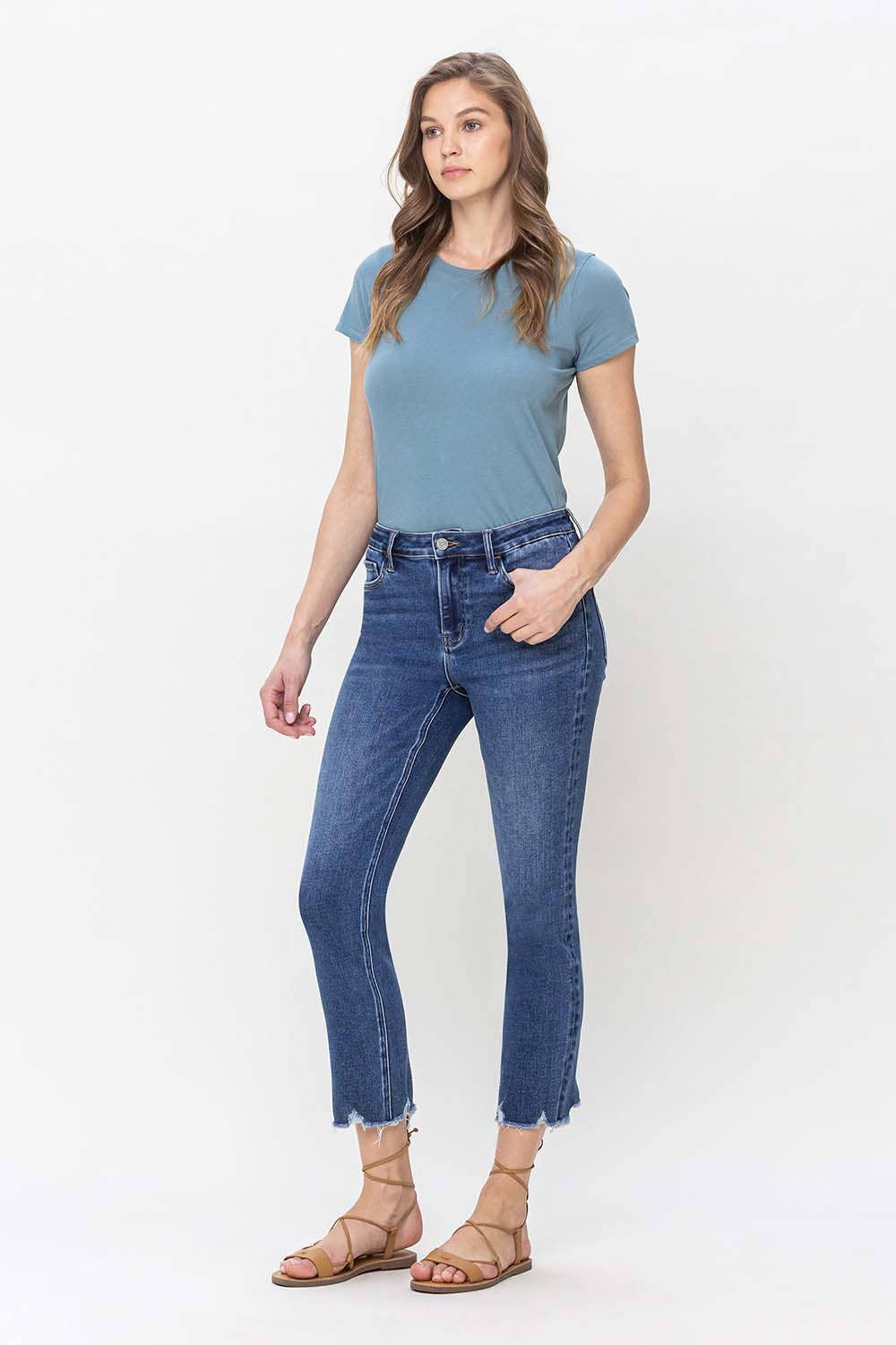 IVY CROP STRAIGHT JEAN