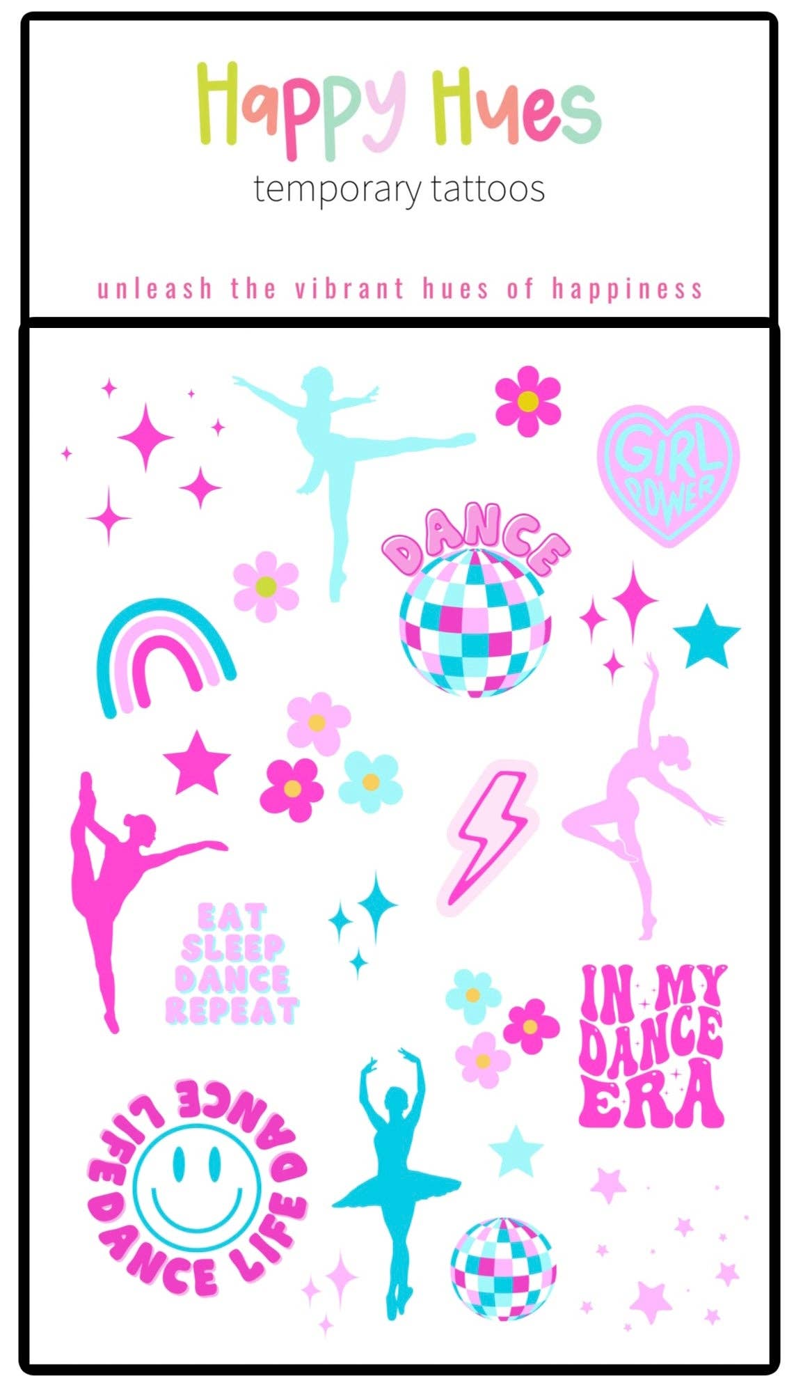 DANCE ERA TEMP TATTOOS