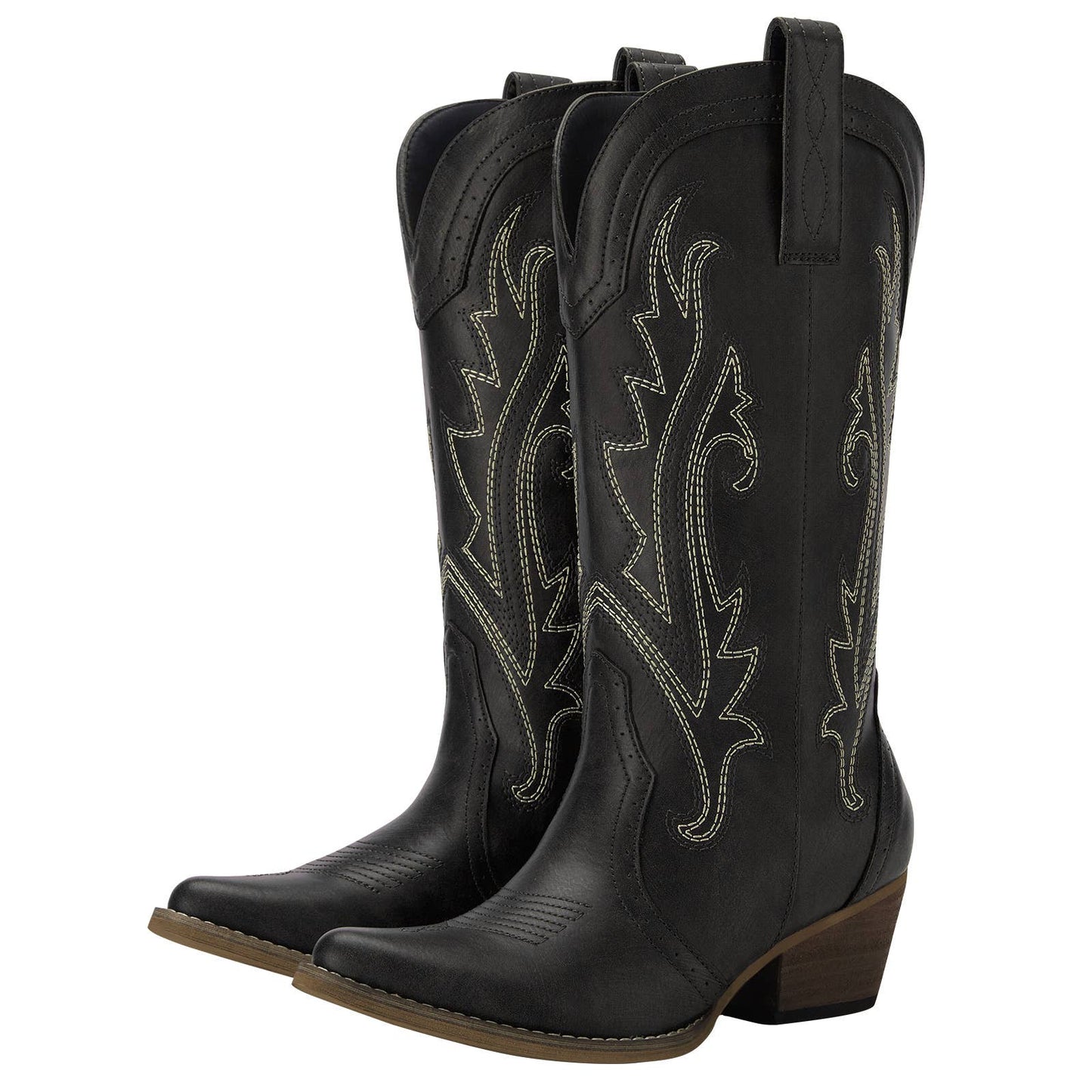 COWGIRL BOOT: BLK