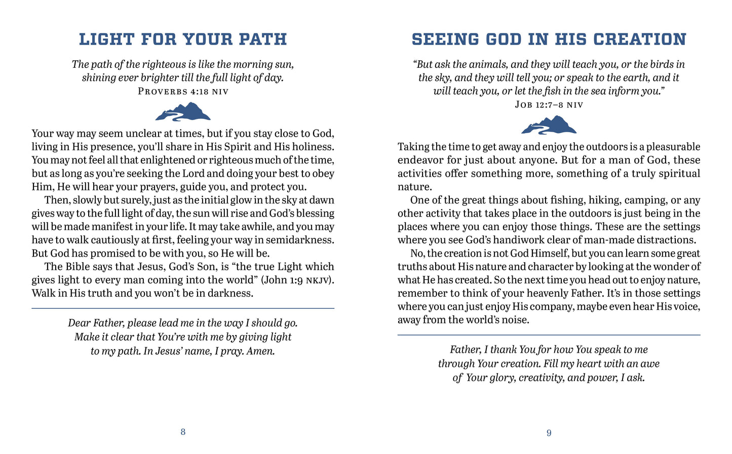 3 MINUTE DEVOTIONS FOR MEN: LARGE PRINT
