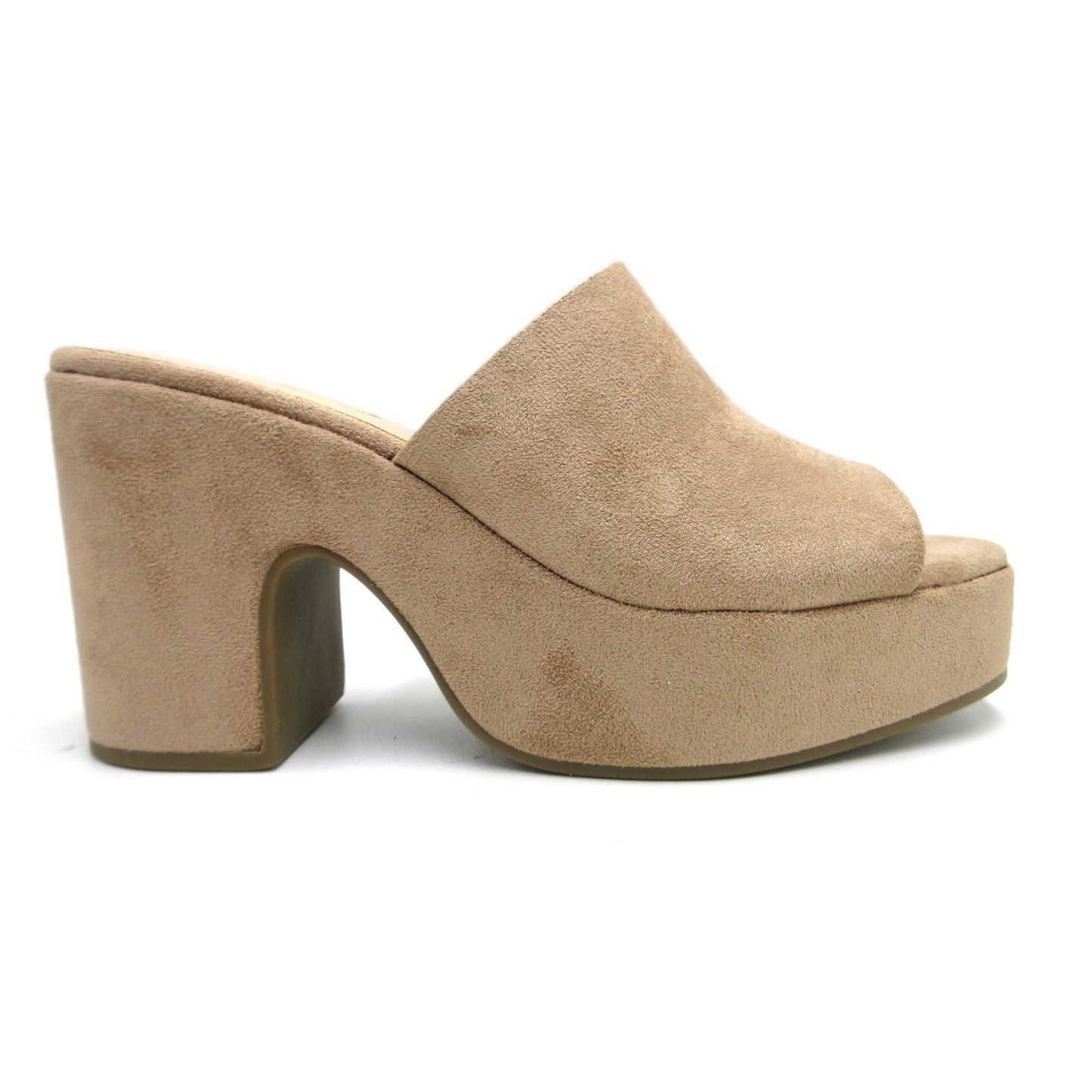 TAUPE SUEDE HEELS