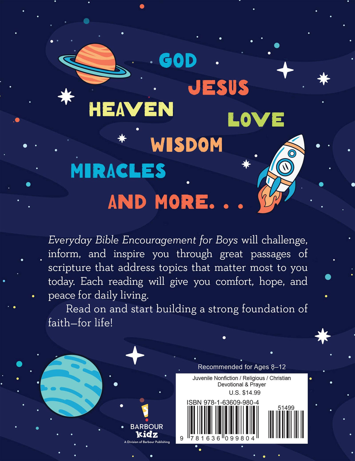 EVERYDAY BIBLE ENCOURAGEMENT FOR BOYS
