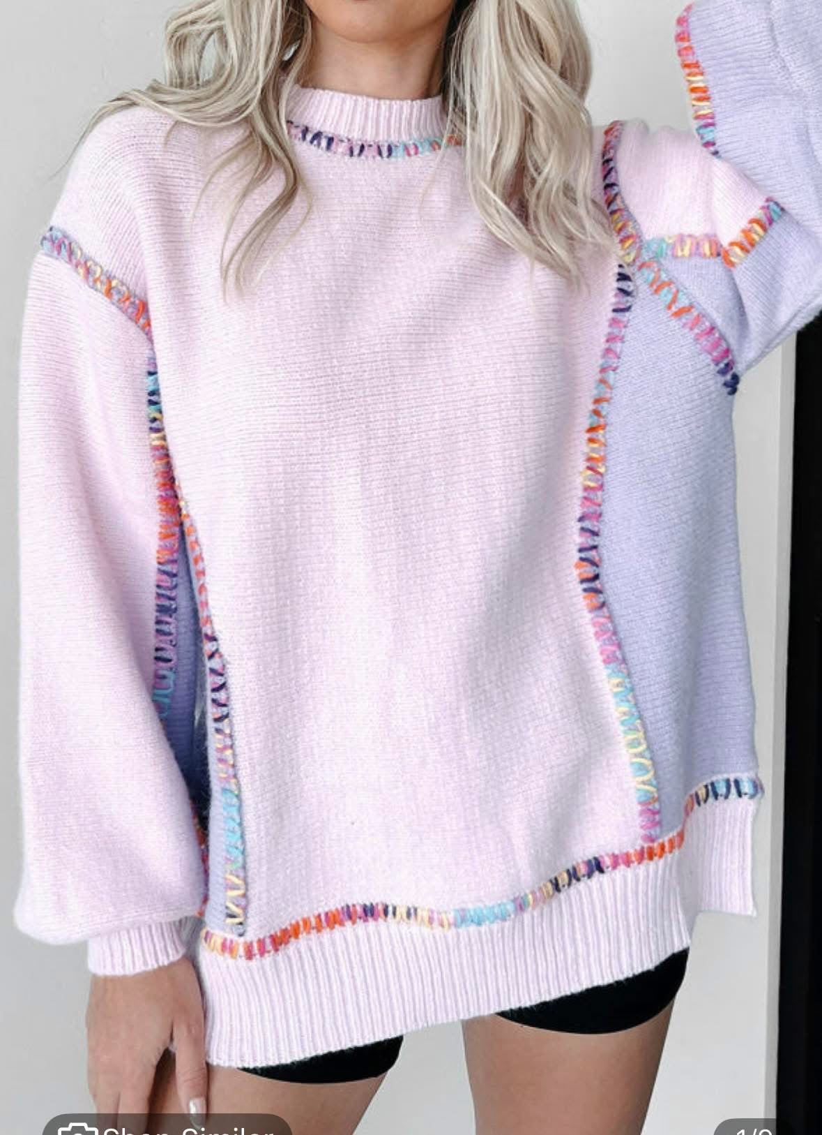 MULTI STITCH SWEATER