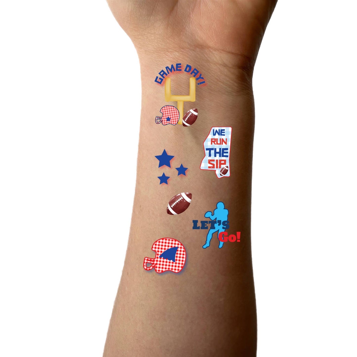 TINY FAN REBEL TEMP TATTOOS