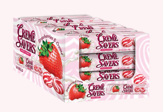 STRAWBERRY CREAM SAVER ROLL