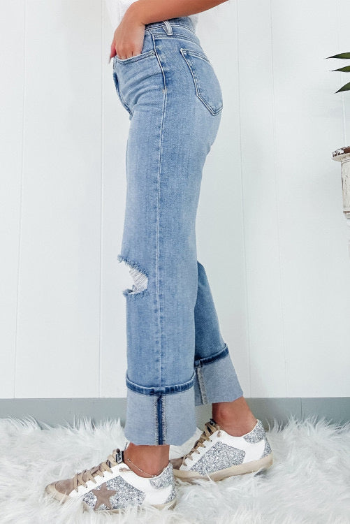 CUFF DENIM JEAN