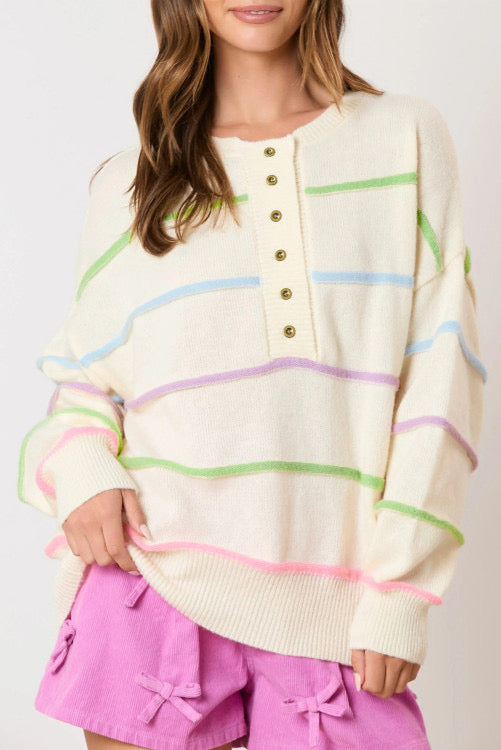 PASTEL STRIPED TOP