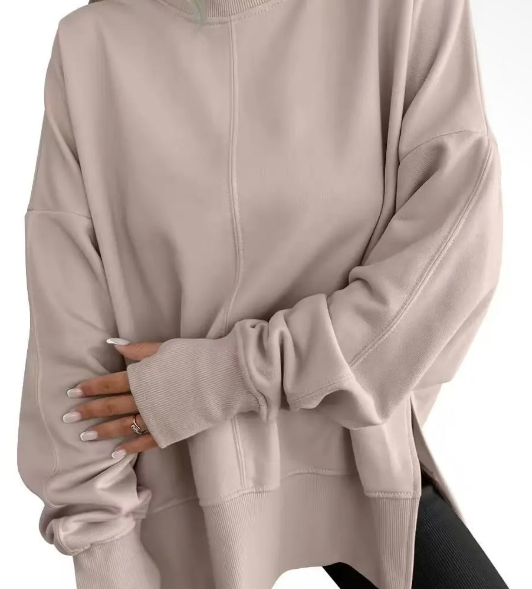 THE PULLOVER: TAUPE