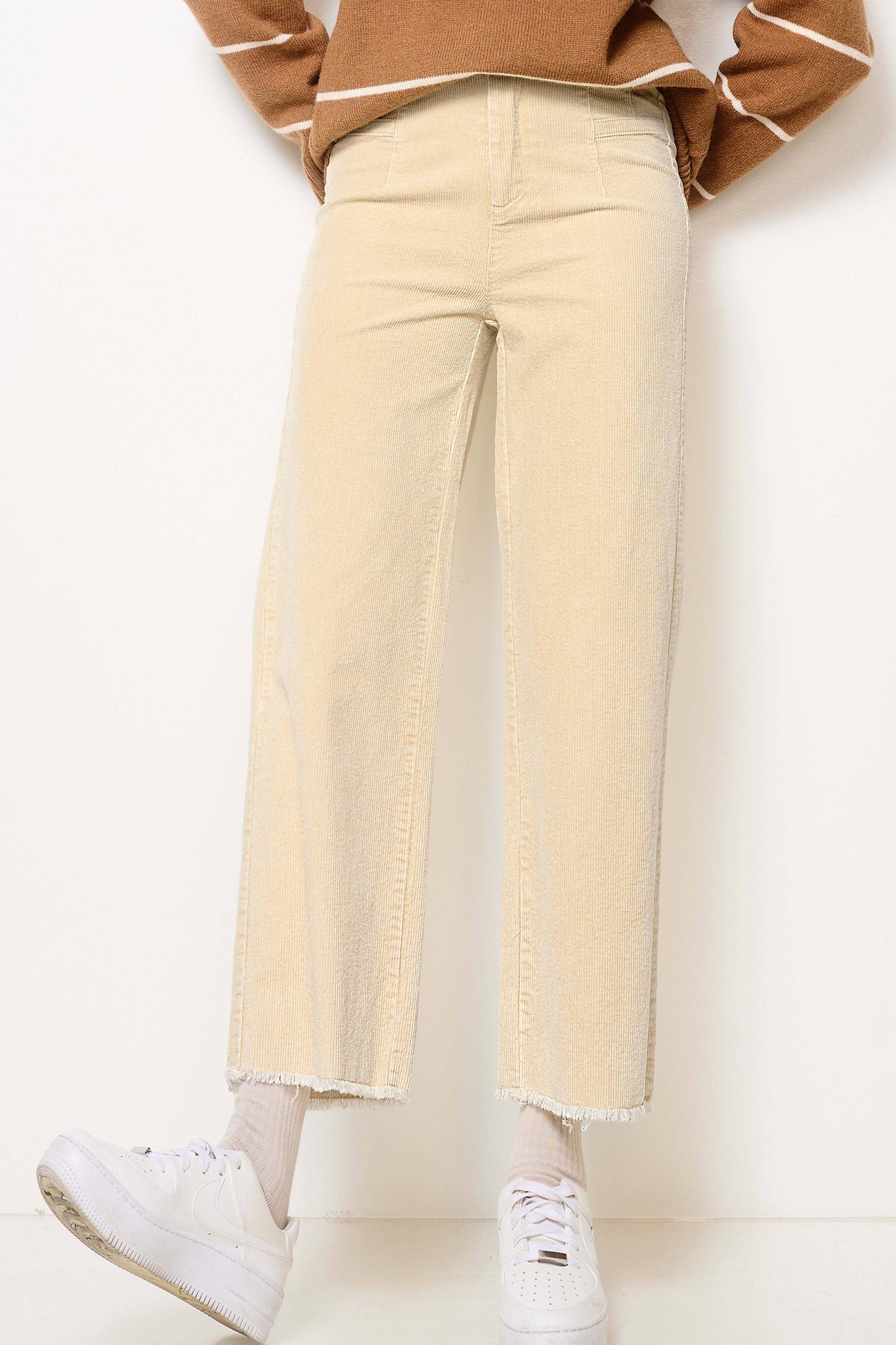 CORDUROY PANT: ALMOND