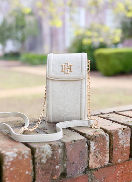 PAIGE CROSSBODY: CREAM