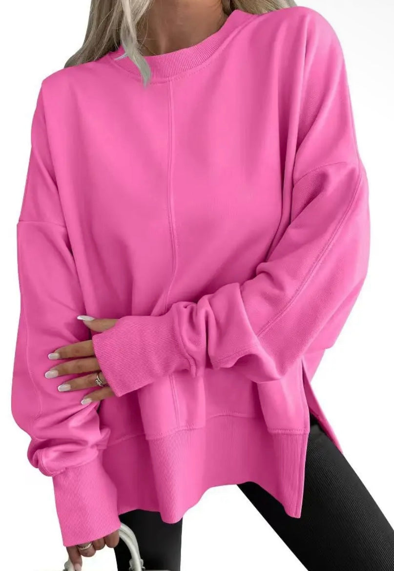 THE PULLOVER: HOT PINK