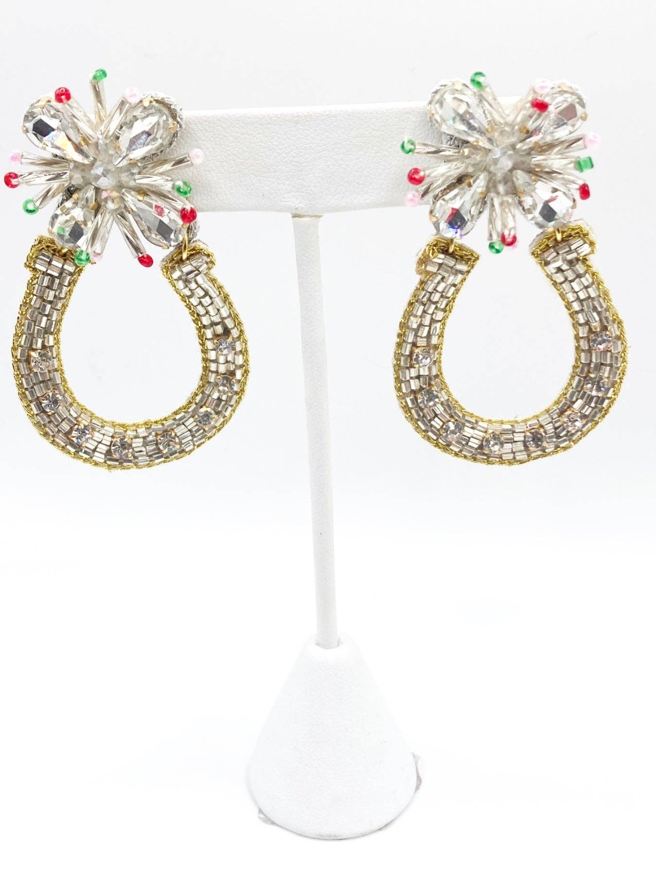 DERBY EARRING: SILVER/GOLD