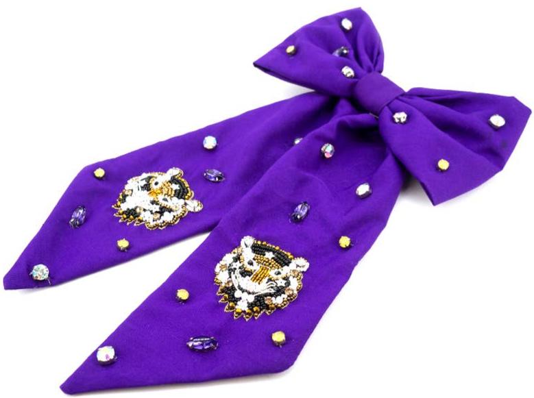 LSU TIGER BOW