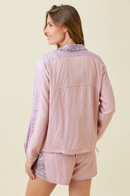 LILAC JACKET + SHORT SET