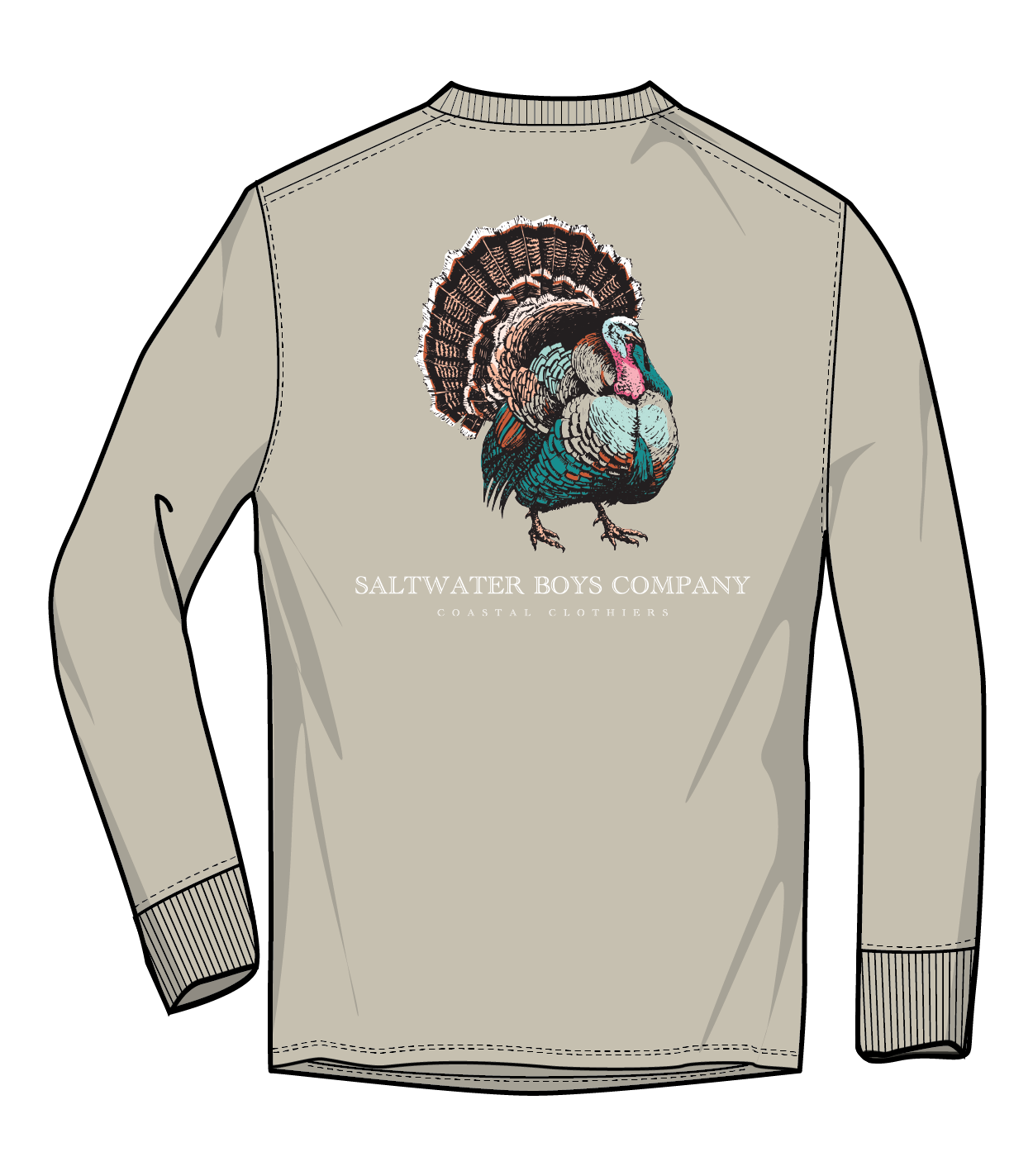 BOYS TURKEY LONG SLEEVE TEE