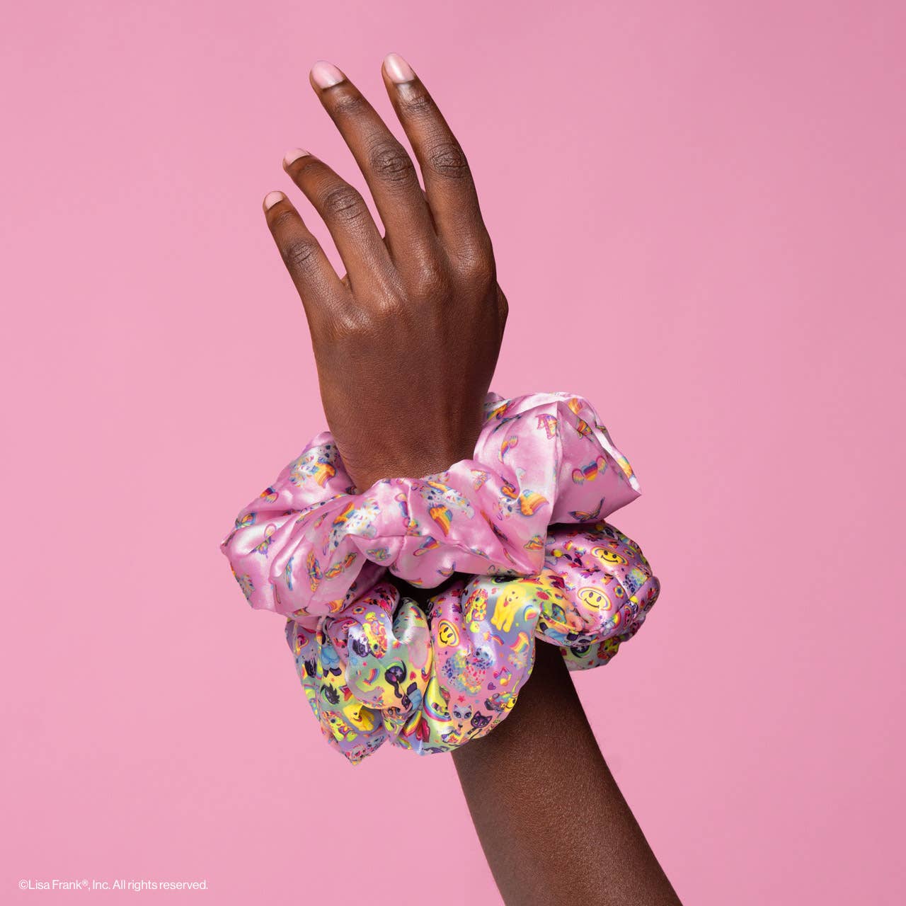 Lisa Frank x Kitsch Pillow Scrunchies® in Satin in The Fantastic World of Lisa Frank