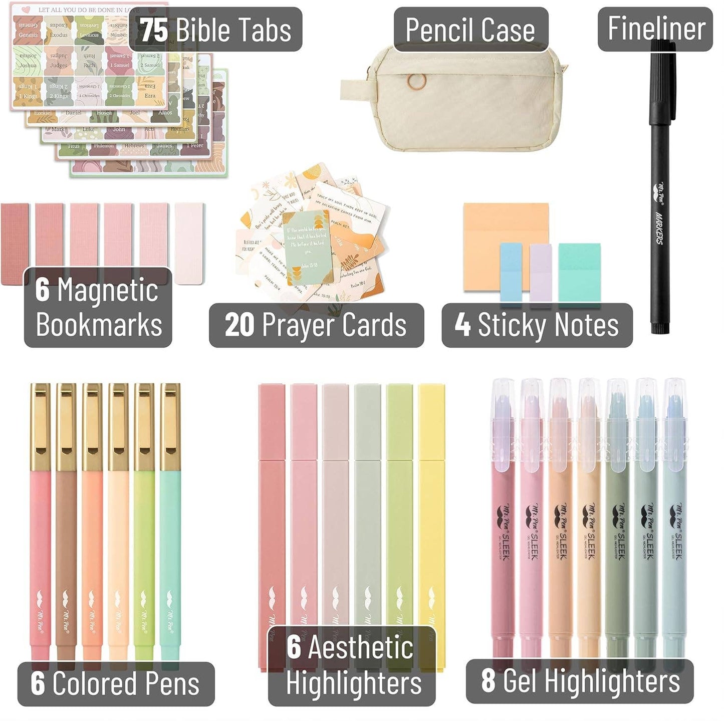 MR. PEN BIBLE KIT W/ 20 PRAYER CARDS
