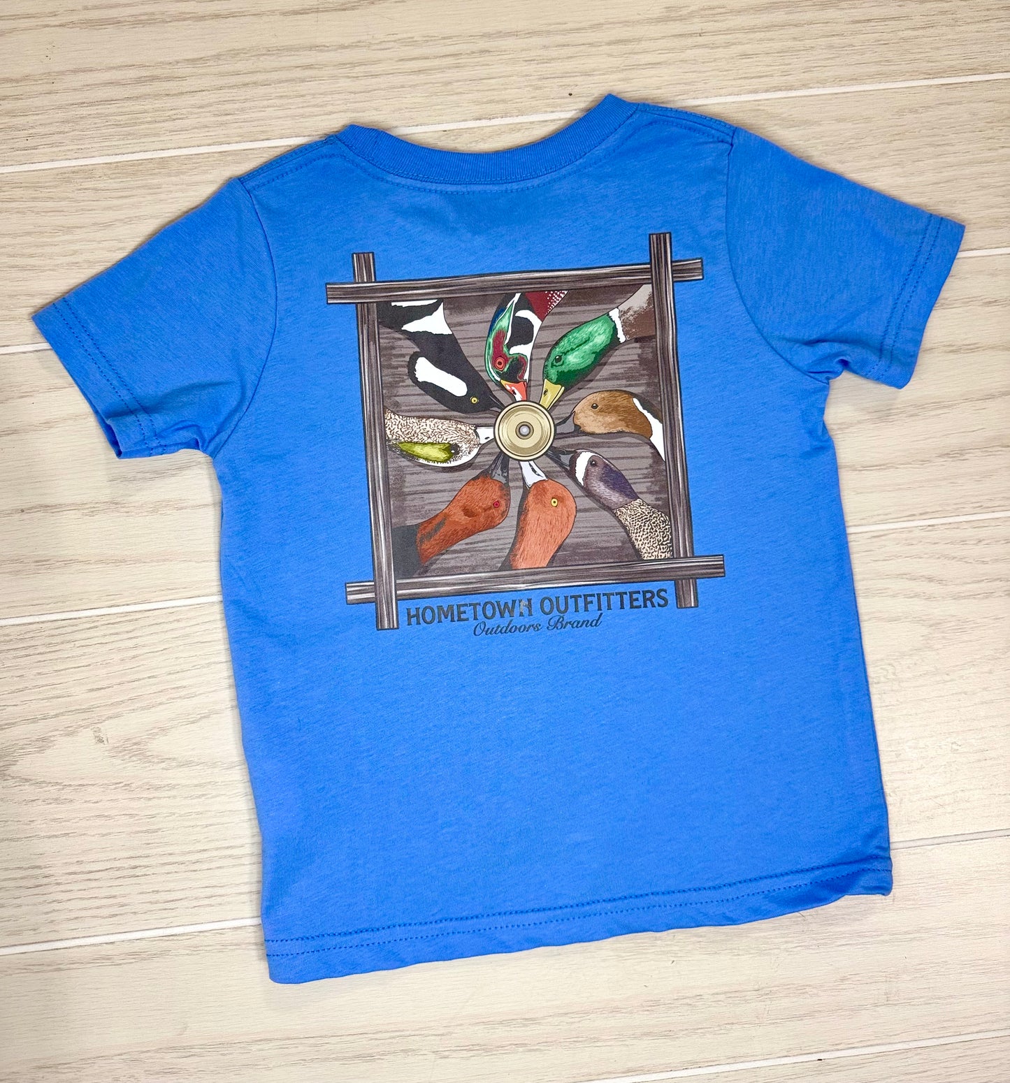 BOYS DUCK HEAD TEE: BLUE