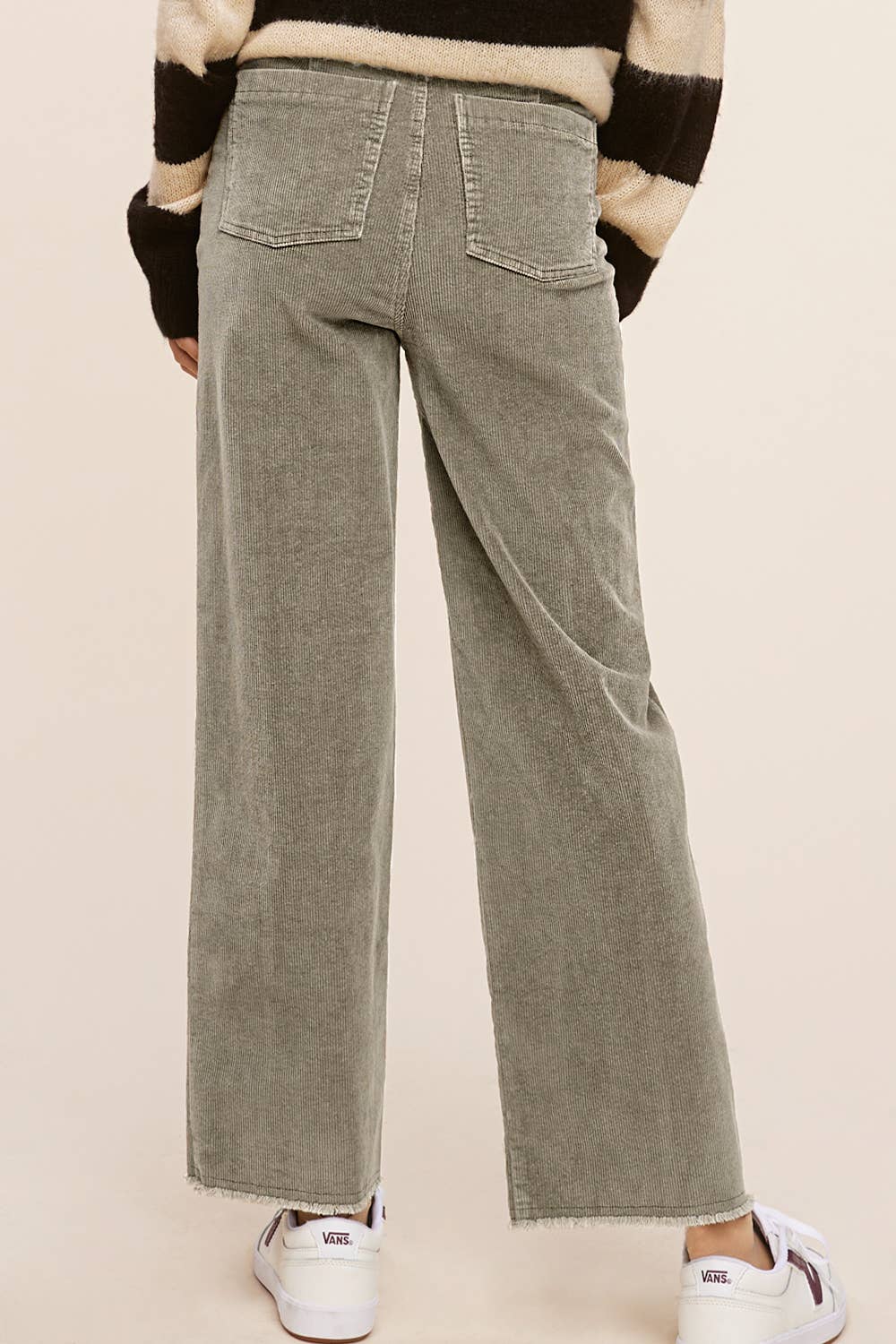 CORDUROY PANT: FADED OLIVE