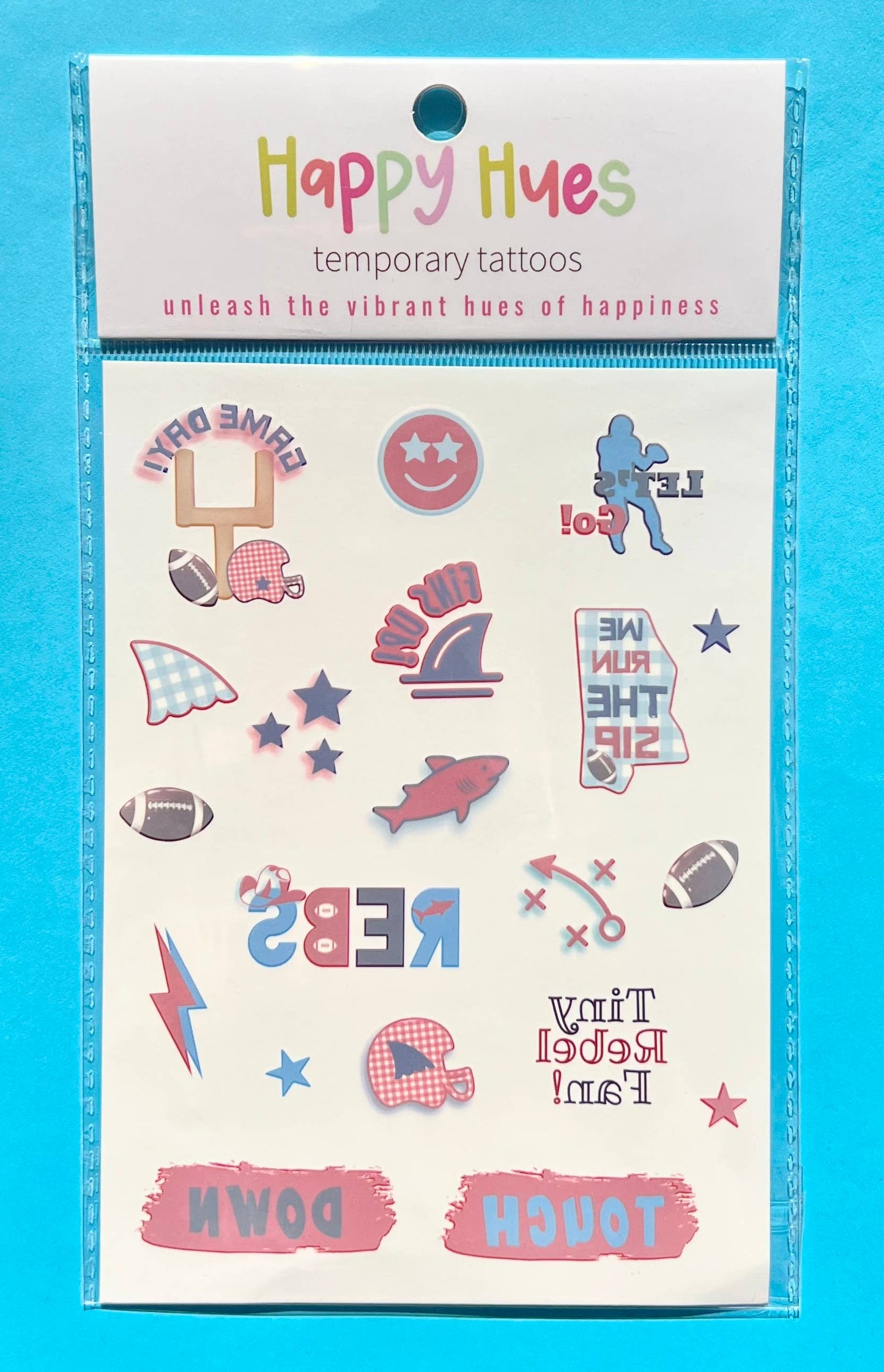 TINY FAN REBEL TEMP TATTOOS