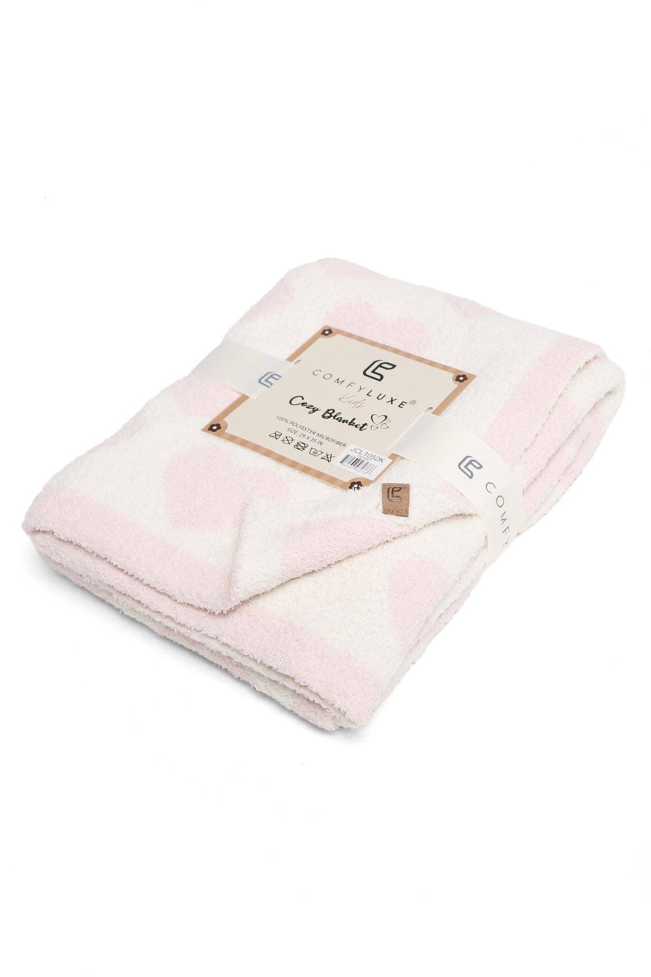 CHILDRENS LUX BLANKET: HEART