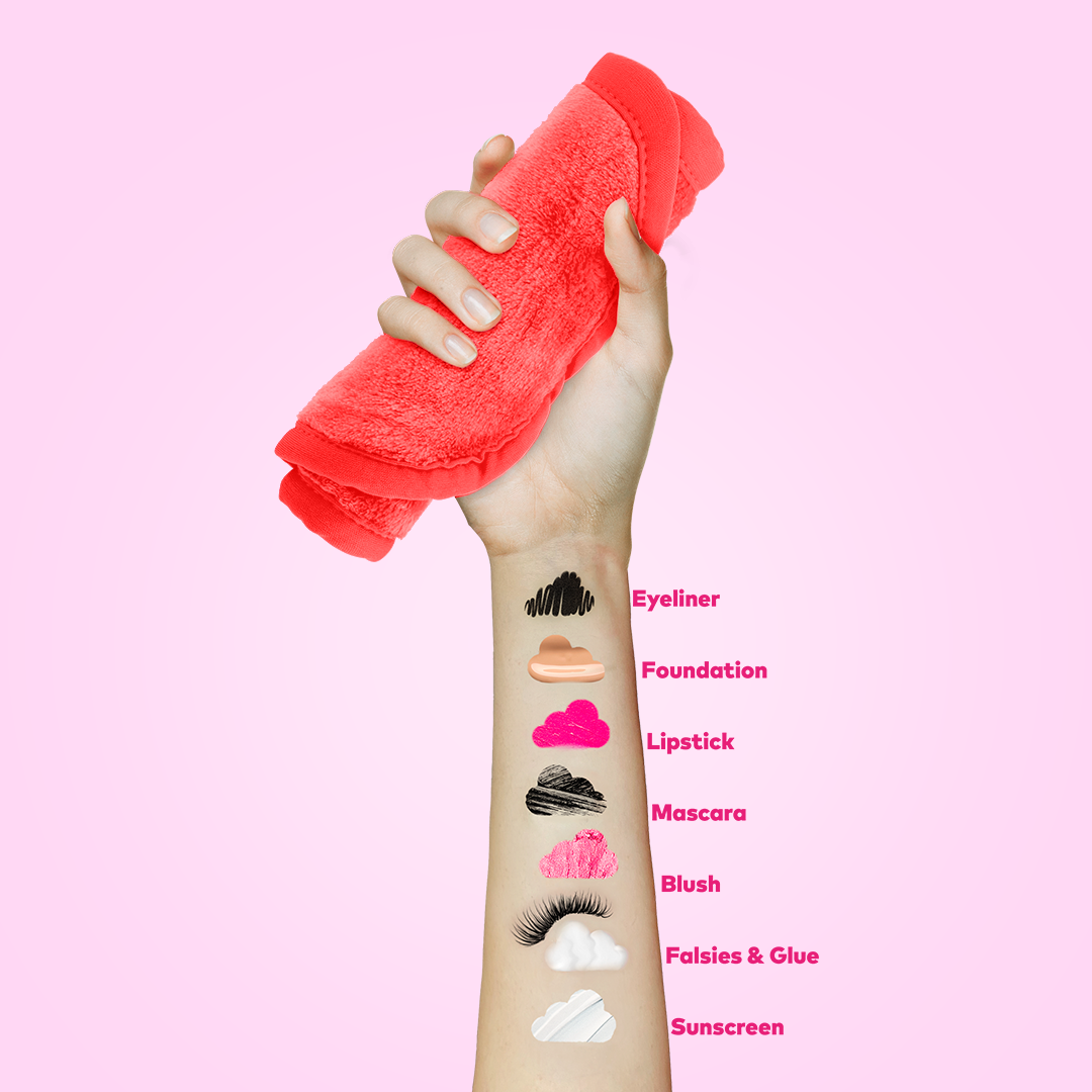 RED MAKEUP ERASER