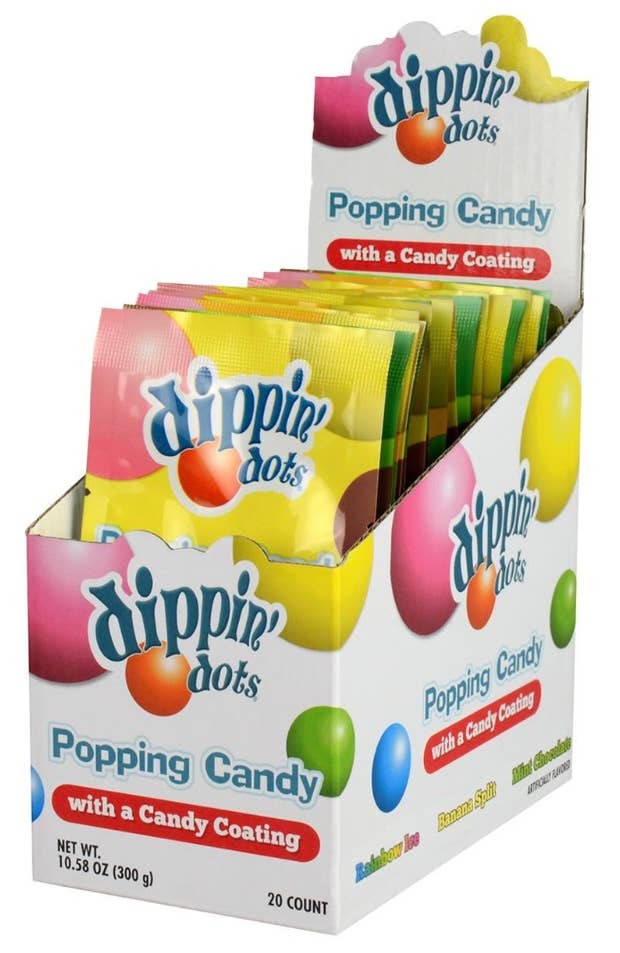Novelty NEW 🎉 Dipping Dots Coated Popping Candy- 20CT Box