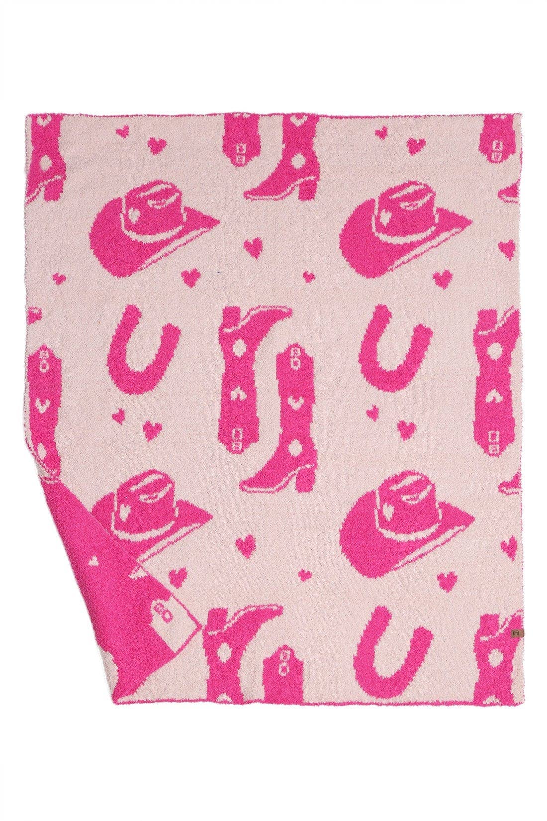 LUX COWGIRL BLANKET: FUCHSIA